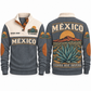 Tierra que Inspira personalized Mexican Pride sports sweatshirt in Grey, front and back design
