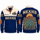 Tierra que Inspira personalized Mexican Pride sports sweatshirt in Navy, front and back design