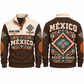 Raíces de Oaxaca personalized Mexican Pride sports sweatshirt in Brown, front and back design