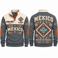 Raíces de Oaxaca personalized Mexican Pride sports sweatshirt in Grey, front and back design