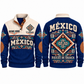 Raíces de Oaxaca personalized Mexican Pride sports sweatshirt in Navy, front and back design