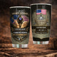 Air Force Badge  - Personalized US Veteran/ Soldier With Rank And Name Camo Tumbler - 17769024
