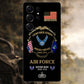 Air Force Badge - Personalized US Veteran/ Soldier With Rank And Name Phone Case - 1776297602