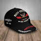 Navy Badge - Personalized Military Cap, USA Cap, Custom Military Branch, Patriotic Gift - 1778457601