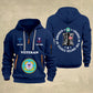 Coast Guard Rating - Personalized U.S. Military Zip Hoodie Multicolor With American Flag – Custom Veteran Hoodie – Independence Day Hoodie - 17689536