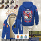 Personalized Norway Soldier/ Veteran With Name, Year And Rank Hoodie Zip Velvet Coat - 17646336