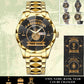 Personalized Netherlands Soldier/ Veteran With Rank And Name Gentleman Crystal Metal Watch - 17442432
