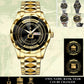 Personalized Netherlands Soldier/ Veteran With Rank And Name Gentleman Crystal Metal Watch - 17446752