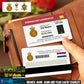 Personalized Netherlands Soldier/ Veteran With Rank, Name And Year Aluminum Wallet Card - 17502912