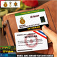 Personalized Netherlands Soldier/ Veteran With Rank, Name And Year Aluminum Wallet Card - 17479584