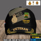 Personalized Name Year & Rank Netherlands Soldier/Veterans Baseball Cap - 1759968004