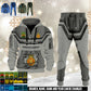 Netherlands 3D Half Zip Hoodie + Jogger Combo – Personalized with Name & Rank - 17504640
