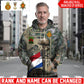 Personalized Netherlands Soldier/Veteran Camo with Name and Rank Hoodie Sweater All Over Printed - 1762905607