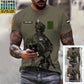 Personalized Netherlands Soldier/ Veteran Camo With Name And Rank T-shirt 3D Printed  - 17042401QA