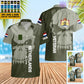 Personalized Netherlands Soldier/ Veteran Camo With Name And Rank Hawaii Shirt 3D Printed  - 17080416