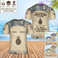 Personalized Netherlands Soldier/Veteran Camo with Name, Year and Rank Hawaii Shirt All Over Printed - 17200512