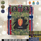 Personalized Norway Soldier/ Veteran Camo With Name And Rank Bedding Set - 17658432