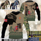 Personalized Norway Soldier/Veteran Camo with Name and Rank Hoodie All Over Printed - 17648064