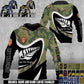 Personalized Norway Soldier/Veteran Camo with Name & Rank Hoodie All Over Printed - 17673984