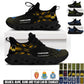 Personalized Norway Soldier/ Veteran With Name And Rank Men Sneakers - 17592768