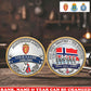 Personalized Norway Veteran/ Soldier With Rank,  Name And Year Challenge Coin - 17743104