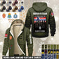 Personalized Norway Soldier/ Veteran With Name, Year And Rank Hoodie Zip Velvet Coat - 17636832