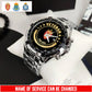 Personalized Name Norway Soldier/Veterans Men Quartz Wristwatch - 17683488