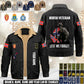 Personalized Norway Soldier/ Veteran With Name And Rank Cargo Fleece Jacket - 17635968