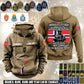 Personalized Norway Soldier/Veteran Vintage Hoodie All Over Printed - 1760313603