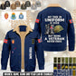 Personalized Norway Soldier/ Veteran With Name And Rank Cargo Fleece Jacket - 17645472