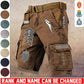 Personalized Norway Soldier/ Veteran With Rank And Name Demin Shorts Multicolor - 17686944