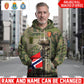 Personalized Norway Soldier/Veteran Camo with Name and Rank Hoodie Sweater All Over Printed - 1762905607