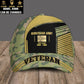 Personalized Rank And Name Norway Soldier/Veterans Camo Baseball Cap Veteran - 16793568