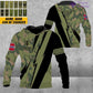 Personalized Norway Soldier/Veteran with Name and Rank Hoodie All Over Printed - 17121024