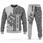 Personalized Painter Combo Sweater + Jogger with Name and Company — Light Gray variant