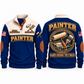 Personalized Painter Hands Behind the Finish Sports Sweatshirt — Navy variant
