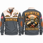 Personalized Painter Coloring Main Street Sports Sweatshirt — Grey variant