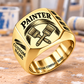 Painter Heritage Brush Signet Ring — Gold variant