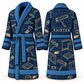 Personalized Painter Bathrobe – Blueprint Workshop — Blue variant