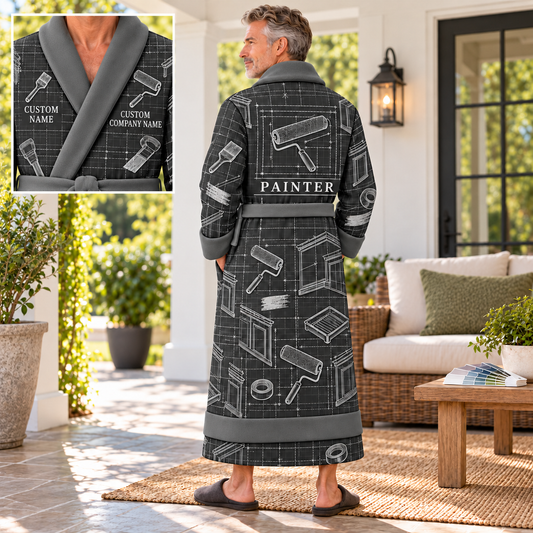 Personalized Painter Bathrobe – Blueprint Workshop — dedicated listing hero