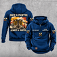 Personalized Painter Once and Always Vintage Hoodie — Dark Blue variant