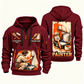 Personalized Painter Painting Tools Quarter Zip Hoodie — Wine Red variant