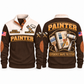 Personalized Painter Knowledge Carried Forward Sports Sweatshirt — Brown variant