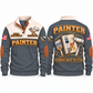 Personalized Painter Knowledge Carried Forward Sports Sweatshirt — Grey variant