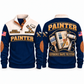 Personalized Painter Knowledge Carried Forward Sports Sweatshirt — Navy variant