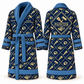 Personalized Painter Bathrobe – Diamond Emblems — Blue variant