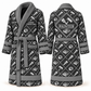 Personalized Painter Bathrobe – Diamond Emblems — Slate variant
