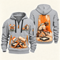 Personalized Painter Painting Craft Quarter Zip Hoodie — Light Grey variant