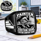 Painter Black Face Badge ring on estimating desk — dedicated listing hero