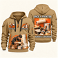 Personalized Painter Once and Always Quarter Zip Hoodie — Khaki variant